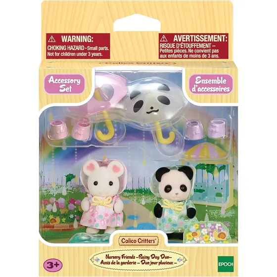 Sylvanian Amigos De Guardería Día Lluvioso Calico Ternurin