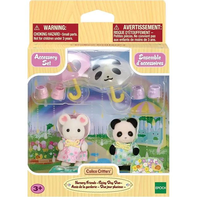 Sylvanian Amigos De Guardería Día Lluvioso Calico Ternurin