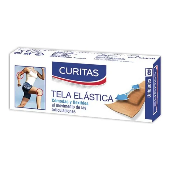Curitas Tela Elástica X 8 U Comoda Flexible Al Movimiento Nombre Del Diseño Tela Elástica