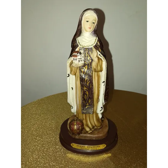 Figura Decorativa Santa Eduvigis Marca Santini