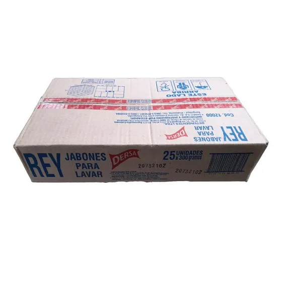 Caja Jabon Rey X 25 Und 300 Gr