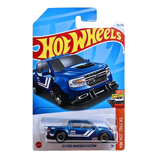 Hot Wheels '22 Ford Maverick Custom 2024 Camioneta Azul Hot Wheels '22 Ford Maverick Custom 2024 Camioneta Azul