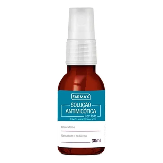 Farmax liquido 30ml solução antimicótica micose unha igual lakesia