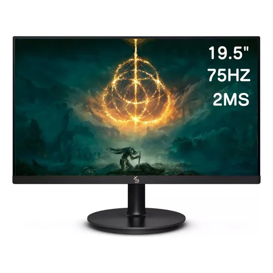 Monitor 19.5 Led 3green 75hz Hd Gamer 2ms Hdmi E Vga Vesa Cor Preto 110V/220V