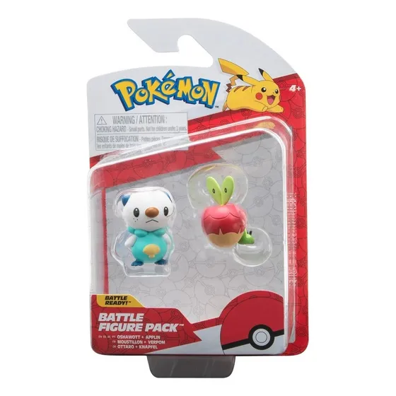 Pokémon Figura De Batalla Coleccionable Oshawott Y Applin