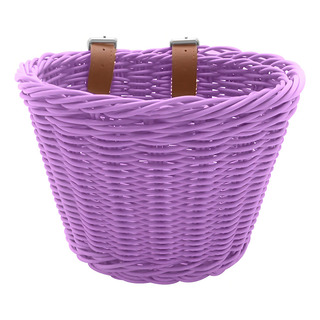 Cesta De Bicicleta Para Niños, Cinturones, Color Morado Cesta De Bicicleta Para Niños, Cinturones, Color Morado