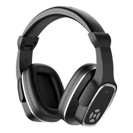Fone De Ouvido Sem Fio Com Rádio Fm E Função Caixa De Som E Microfone Over-ear Fone Gamer Headset Bluetooth Cor Preto Basike Ba-fon6667