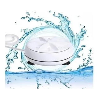 Mini Maquina Lavar Roupa Giro Turbo Portátil Ultrassônico Cor Branco Mini Maquina Lavar Roupa Giro Turbo Portátil Ultrassônico Cor Branco