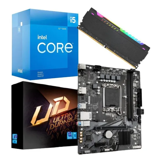 Combo Ecovision Pc Intel I5 12400f + Mother + 16gb