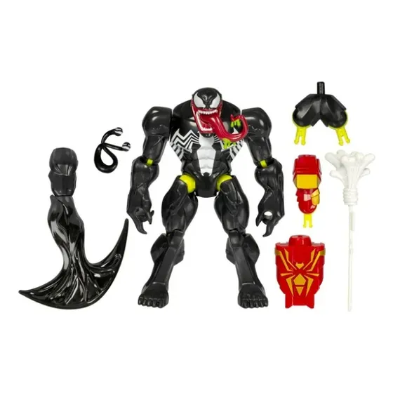 Figura De Acción Spiderman Mixmashers Venom Hasbro