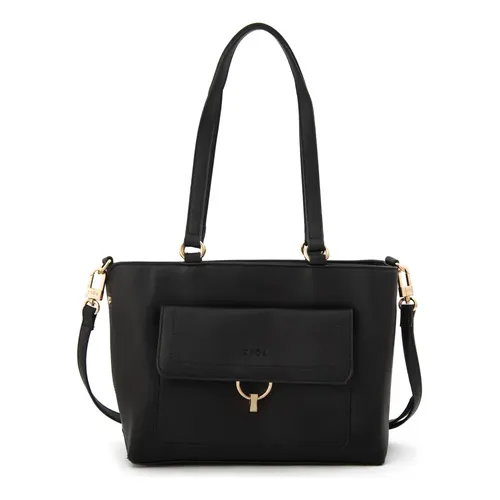Cartera Bandolera Ludovica Mediana Negro Especial | Cuotas sin interés