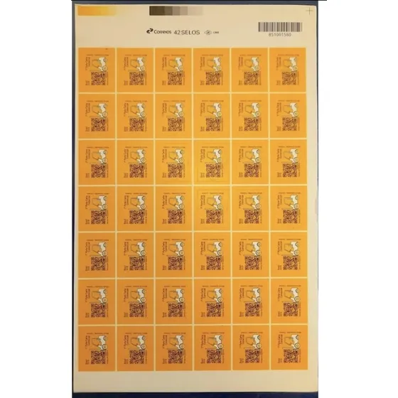 Selos Carta Primeiro Porte Comercial Correios Com 42 Selos
