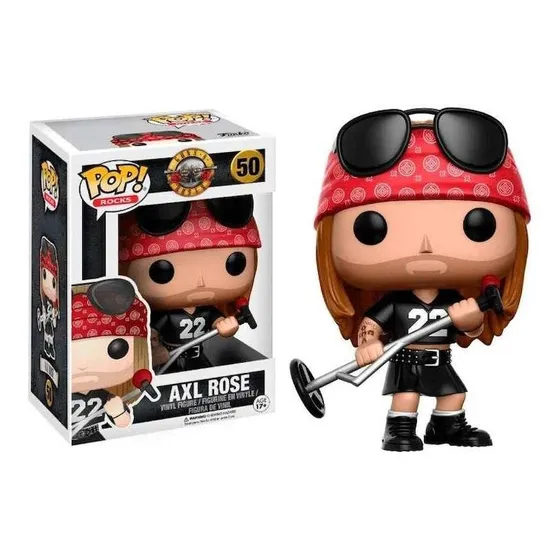 Axl Rose Funko Pop 50 / Guns And Roses / Original / Nuevo