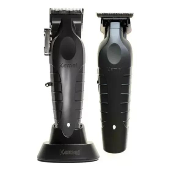 Kit 2 Máquinas Kemei 2296 Corte Km 2299 Acabamento