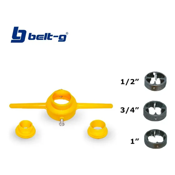 Juego De Tarrajas Para Tubo Pvc 3pzs Belt-g Somos Tienda