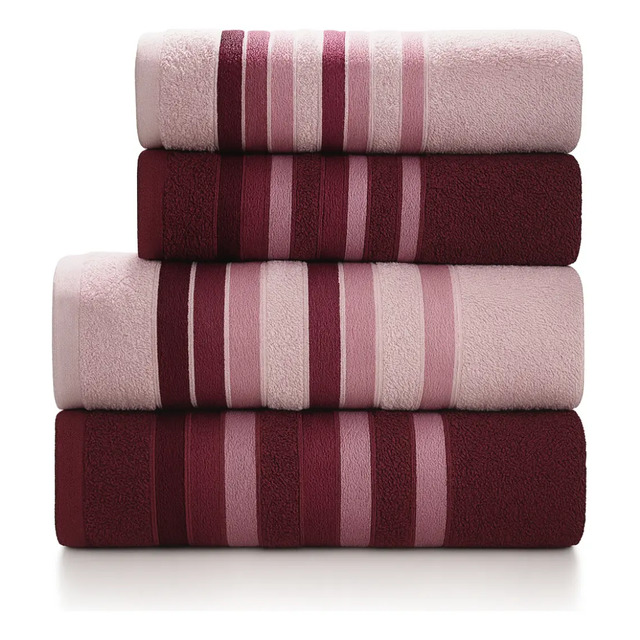 Jogo Toalhas Banho Grossas Macias Algodão 4pç Absorventes