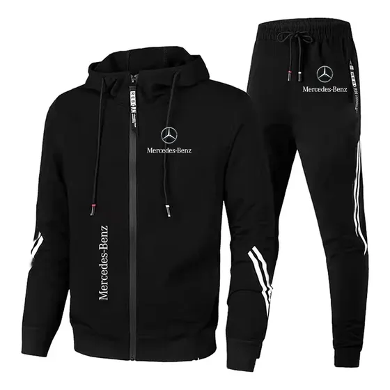 Chaqueta De Chándal Para Hombre Mercedes-benz Con Capucha Y