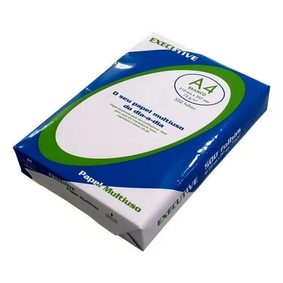 Papel Sulfite Branco A4 75g Premium Pacote Com 500 Fls Executive Office