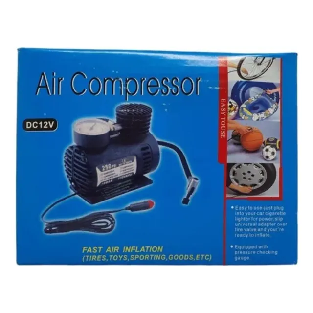 Compresor De Aire Para Carro Portátil 12v 300 Psi