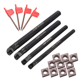 Kit Barra De Mandrinado 4 Pcs S07k/s08k/s10k/s12m-sclcr06 10 Kit Barra De Mandrinado 4 Pcs S07k/s08k/s10k/s12m-sclcr06 10