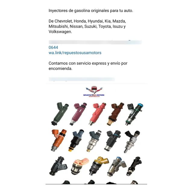 Amplio Inventario De Inyectores Originales Para Tu Auto