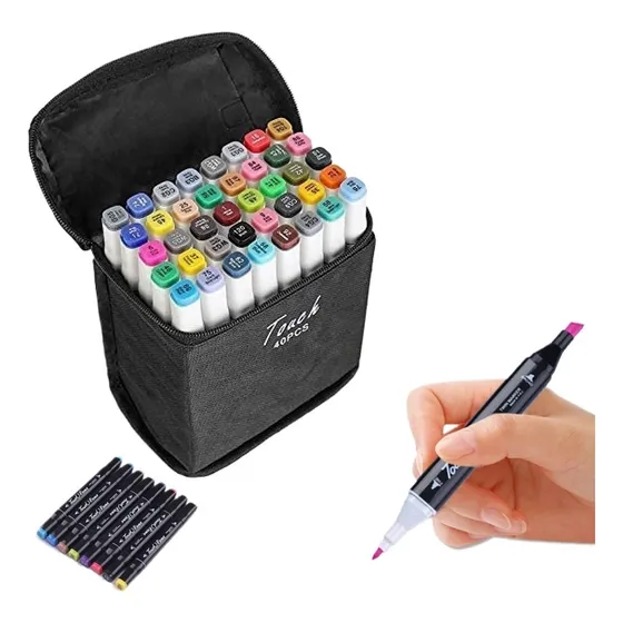 Rotulador De Dibujo De 40 Colores Para Material De Arte Esco