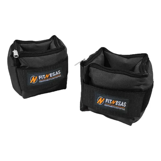 Tobillera Con Peso 1 Kg El Par Reforzadas Fitness Gym 
