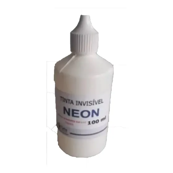 Tinta De Carimbo Neon Invisível Para Luz Negra(100ml)