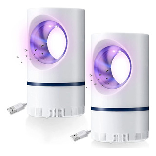 Lámpara Atrapadora De Insectos Para Interiores Con 2 Trampas Lámpara Atrapadora De Insectos Para Interiores Con 2 Trampas