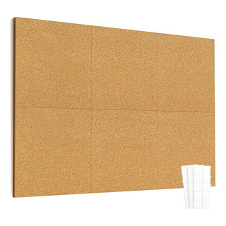 Baldosas De Corcho De 12 X 12 Pulgadas, Paquete De 6 Tablas Baldosas De Corcho De 12 X 12 Pulgadas, Paquete De 6 Tablas