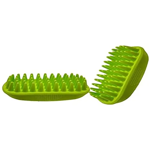Cepillo De Champú De Silicona Para Perros, Fácil De Cjnha