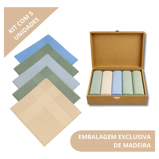 Lenços Tecido Masculino 39x39 Liso Presente + Embalagem Luxo Lenços Tecido Masculino 39x39 Liso Presente + Embalagem Luxo