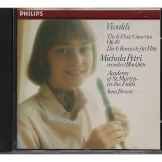 Cd Vivaldi 6 Flute Corcertos 10 Michala Petri Cd Vivaldi 6 Flute Corcertos 10 Michala Petri