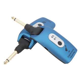 Sistema Inalámbrico Transmisor Y Receptor De Guitarra Azul A Sistema Inalámbrico Transmisor Y Receptor De Guitarra Azul A