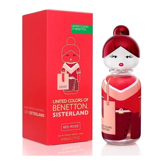 Benetton Sisterland Red Rose Edt 80ml