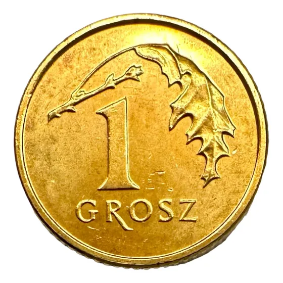 Polonia - 1 Grosz - Año 2009 - Y #276 - Aguila :