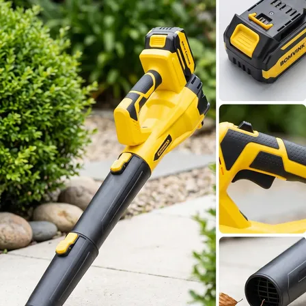Assoprador 600w Para Sujeira Ar Alta Pressão Sem Fio Jardim Amarelo 127/220v