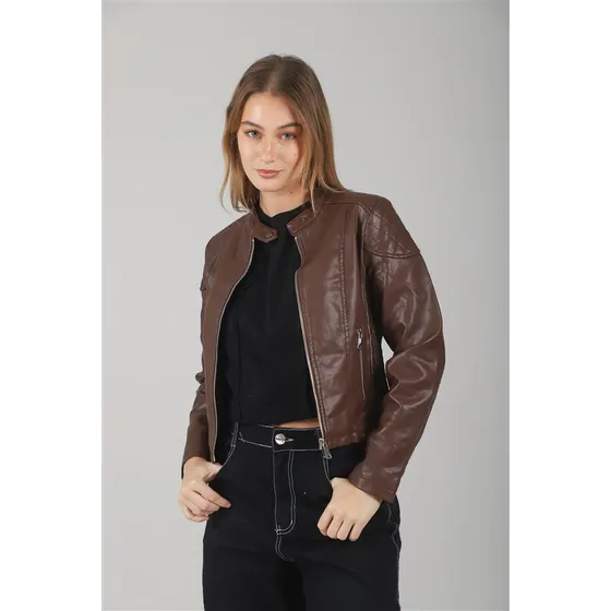 Campera Premium Nashville Ecocuero C/ Bolsillos Gu78306