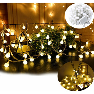 Luces Bodas Eventos Fiesta 20 Esferas Leds 3m,para Navideña Luces Bodas Eventos Fiesta 20 Esferas Leds 3m,para Navideña