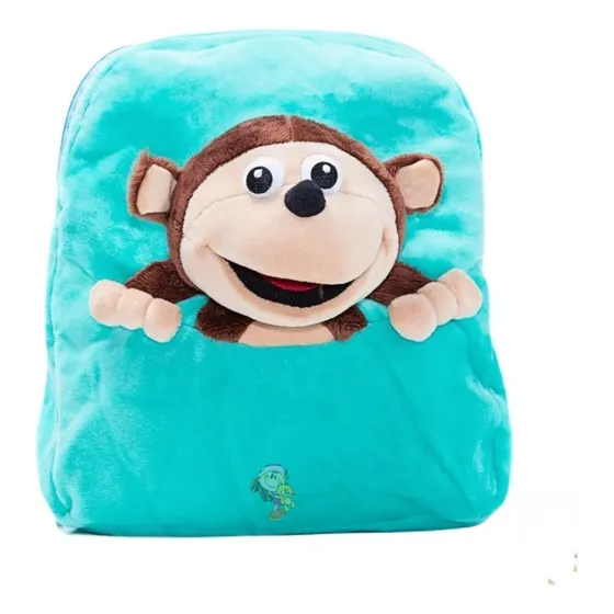 Mochila De Peluche Mono Bubba 3d Original Super Suave  Cute