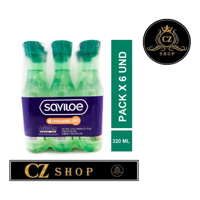 Saviloe Aloe Vera 320ml X 6 Und