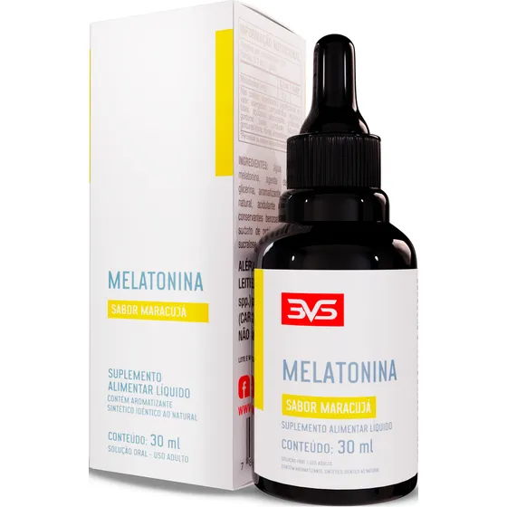 Melatonina Com Fórmula Concentrada Em Gotas - Sabor: Maracujá - 30ml