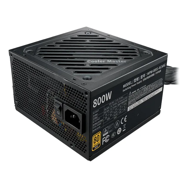 Fuente De Poder 800w Cooler Master 80 Plus Gold