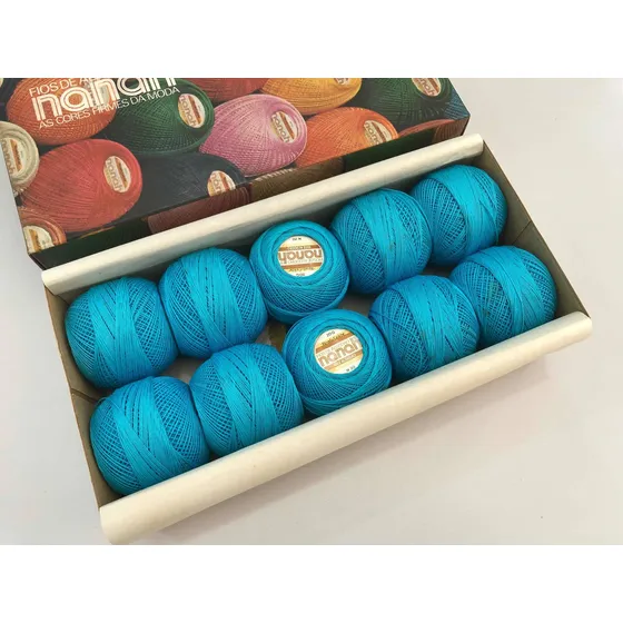 10 Linha Renda Crochê, Fios De Algodão Nanah N. 20 Antiga