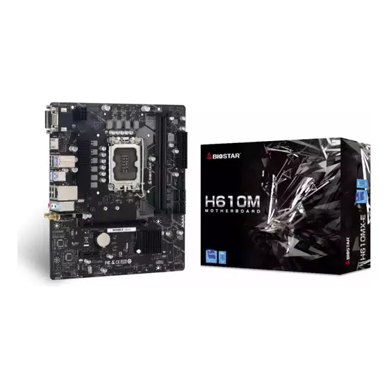 Biostar Tarjeta Madre 1700 2 Dimmm Ddr4 12va Uatx E