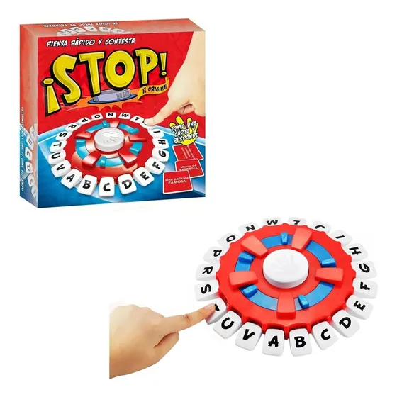 Juego De Mesa Stop Familiar Interactivo De Aprendizaje Wb99