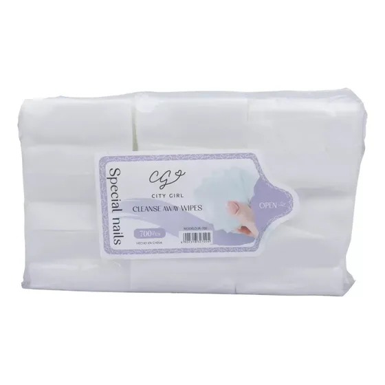 Nail Wipes Limpiadores City Girl Uñas Esculpidas