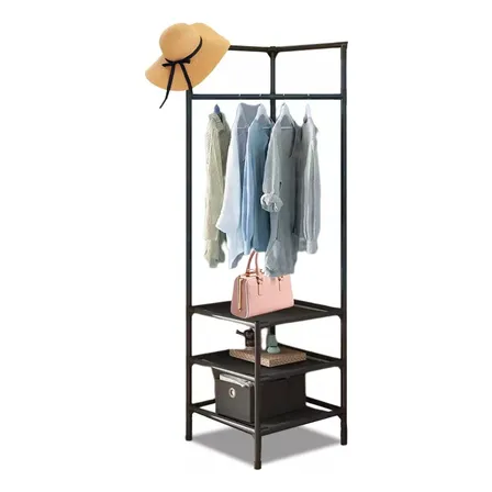 Perchero Closet Estante Esquinero Organizador Colgador Ropa