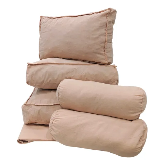 Kit Completo Para Diván En Tela Tusor De 100% Algodón Cala