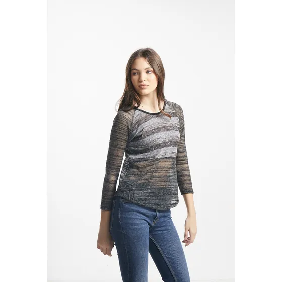 Sweater Tornasol Combinado Rayas Manga Larga Saints Clothes